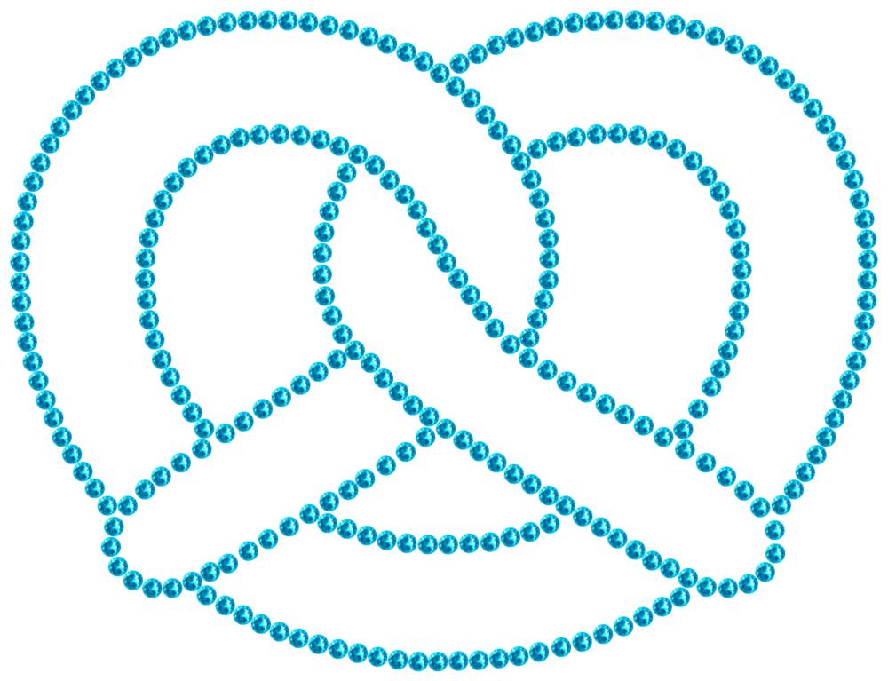 Трафарет Крендель — RHT_PRETZEL1_SS10_AQUAMARINE