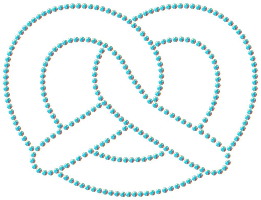Трафарет Крендель — RHT_PRETZEL1_SS10_CRYSTAL_AB_DMC