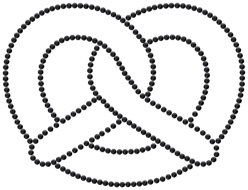 Трафарет Крендель — RHT_PRETZEL1_SS10_JET_BLACK