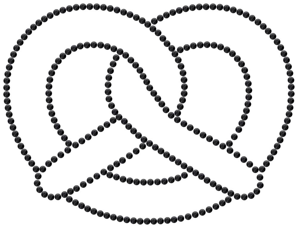 Трафарет Крендель — RHT_PRETZEL1_SS16_JET_BLACK