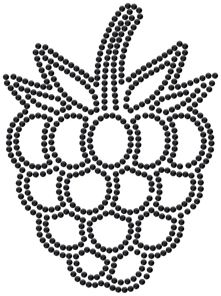 Трафарет Малина — RHT_RASPBERRY1_SS16_JET_BLACK