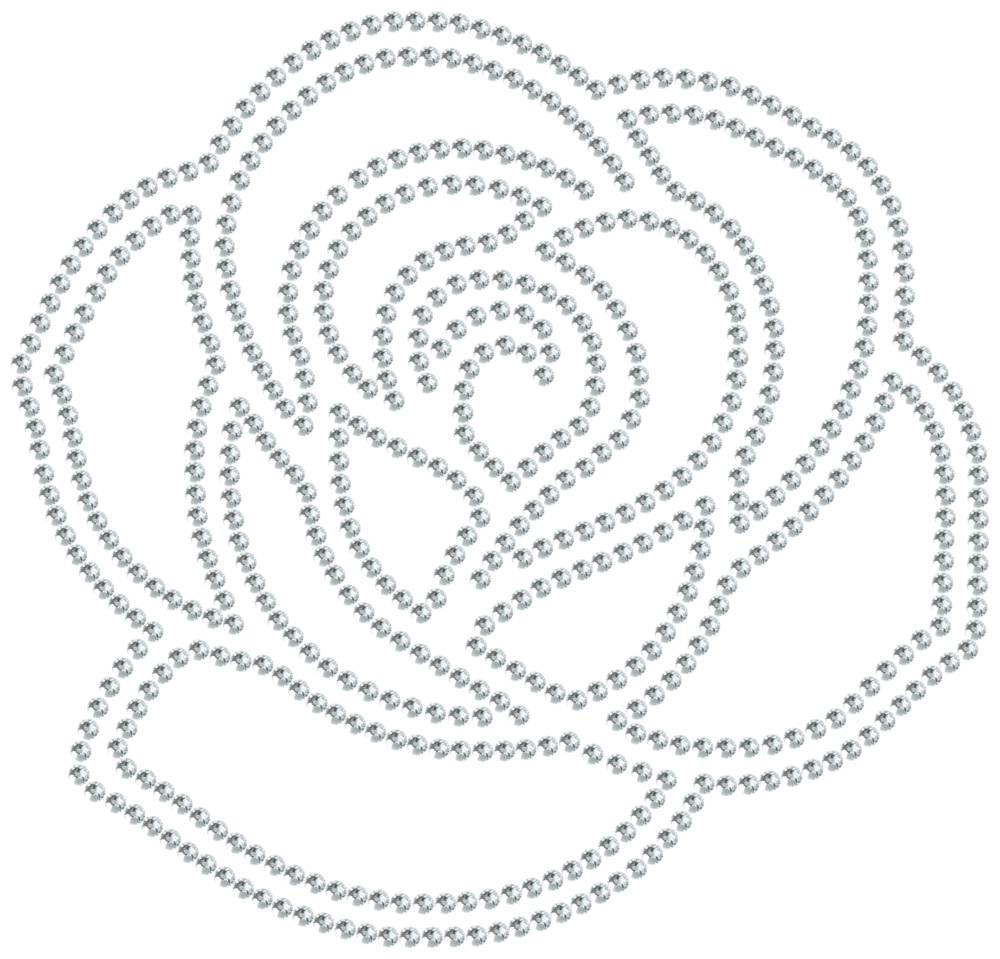 Трафарет Роза — RHT_ROSE1_SS16_CRYSTAL_CLEAR