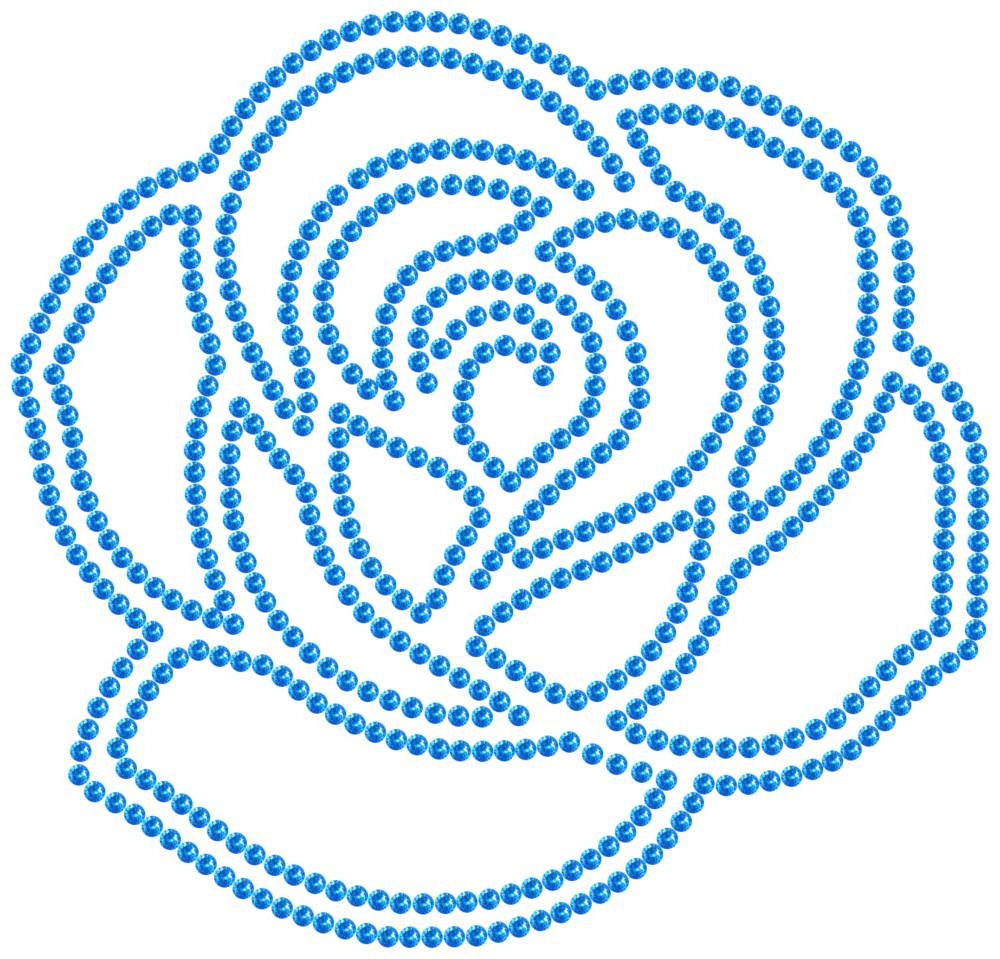 Трафарет Роза — RHT_ROSE1_SS16_LT_SAPPHIRE