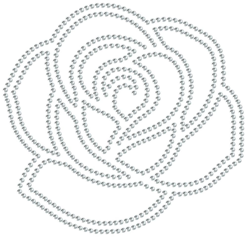 Трафарет Роза — RHT_ROSE1_SS20_CRYSTAL_CLEAR