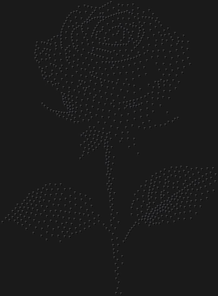 Трафарет Роза — RHT_ROSE3_SS10_JET_BLACK