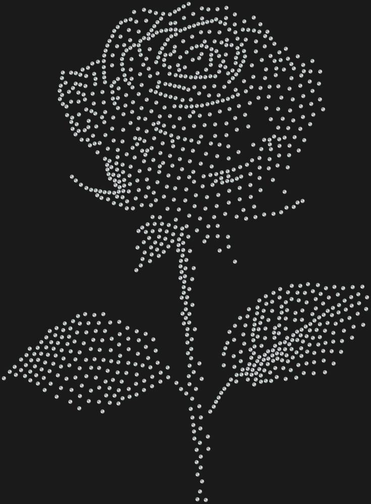 Трафарет Роза — RHT_ROSE3_SS12_CRYSTAL_CLEAR