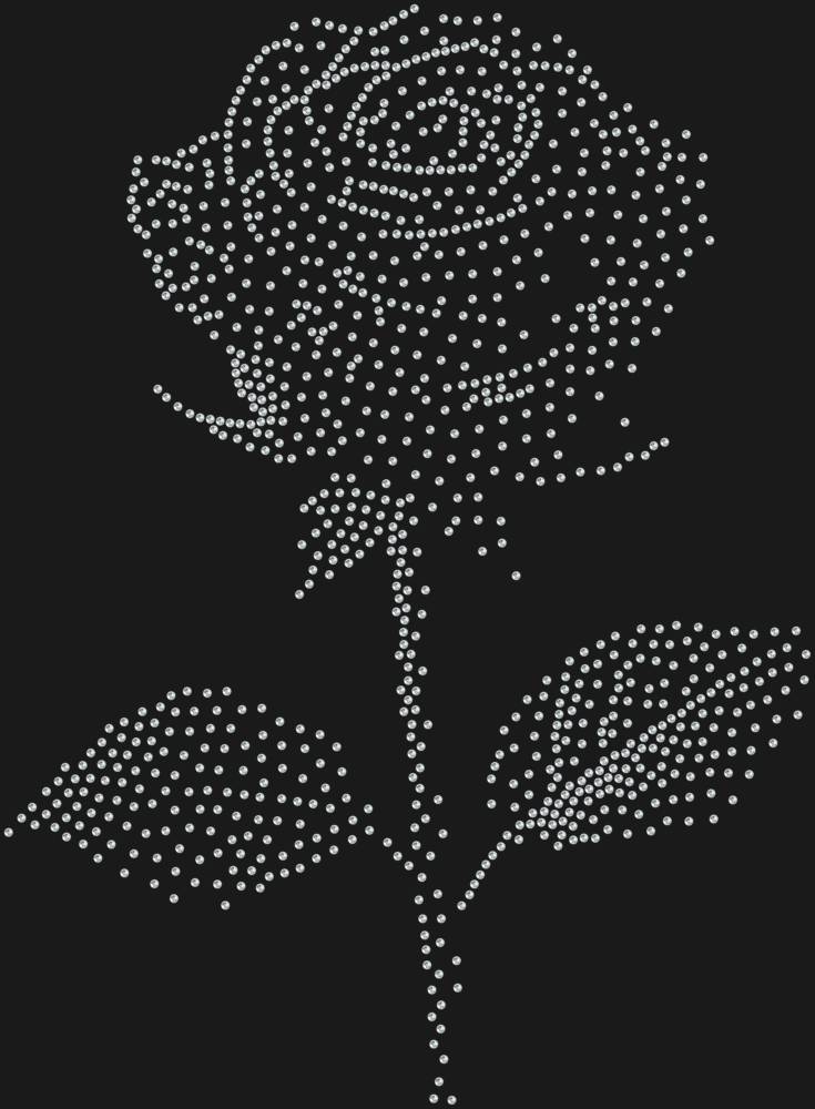 Трафарет Роза — RHT_ROSE3_SS16_CRYSTAL_CLEAR