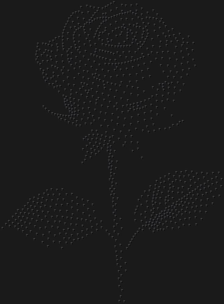 Трафарет Роза — RHT_ROSE3_SS16_JET_BLACK