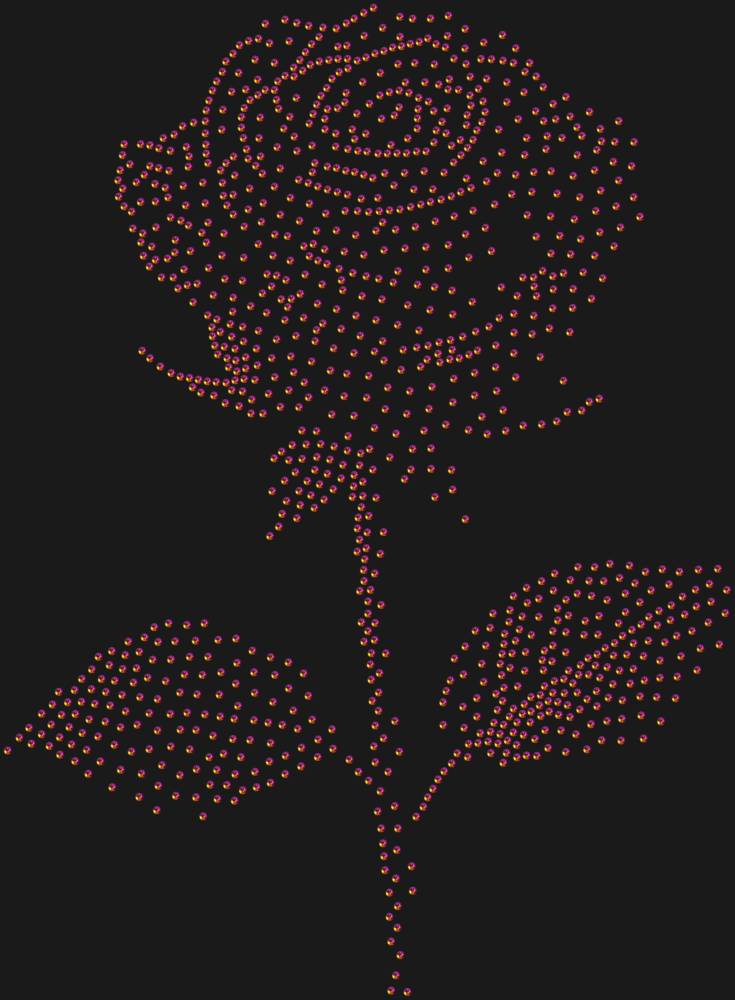 Трафарет Роза — RHT_ROSE3_SS16_RAINBOW