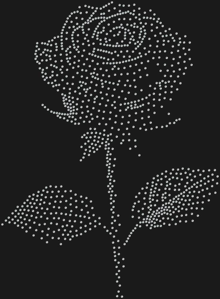 Трафарет Роза — RHT_ROSE3_SS6_CRYSTAL_CLEAR