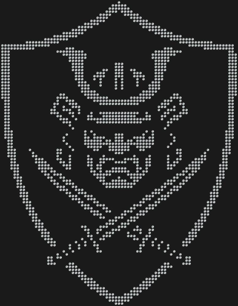 Трафарет Щит самурая — RHT_SAMURAI1_SS10_CRYSTAL_CLEAR