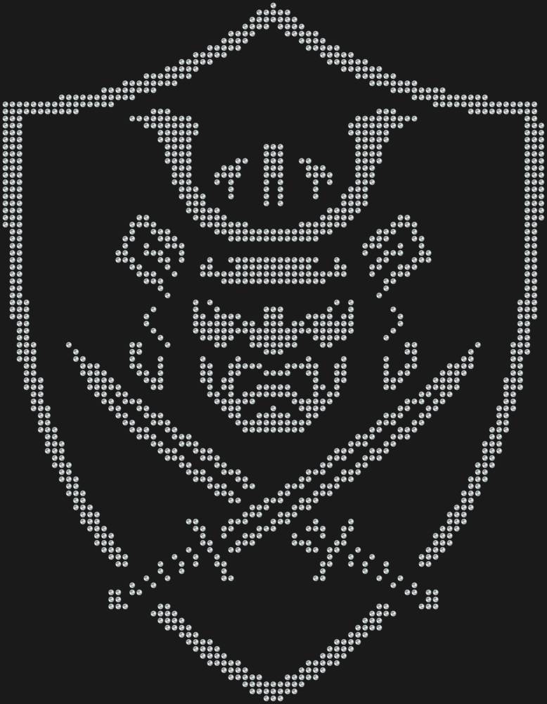 Трафарет Щит самурая — RHT_SAMURAI1_SS12_CRYSTAL_CLEAR