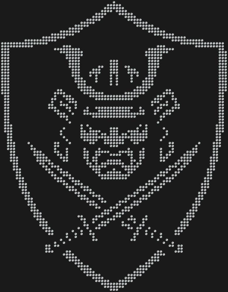 Трафарет Щит самурая — RHT_SAMURAI1_SS16_CRYSTAL_CLEAR