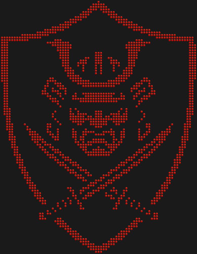Трафарет Щит самурая — RHT_SAMURAI1_SS16_LT_SIAM