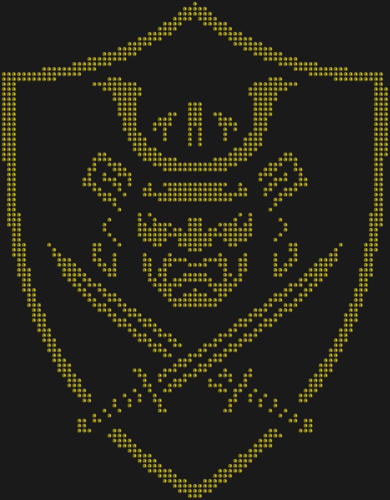 Трафарет Щит самурая — RHT_SAMURAI1_SS16_OLIVE