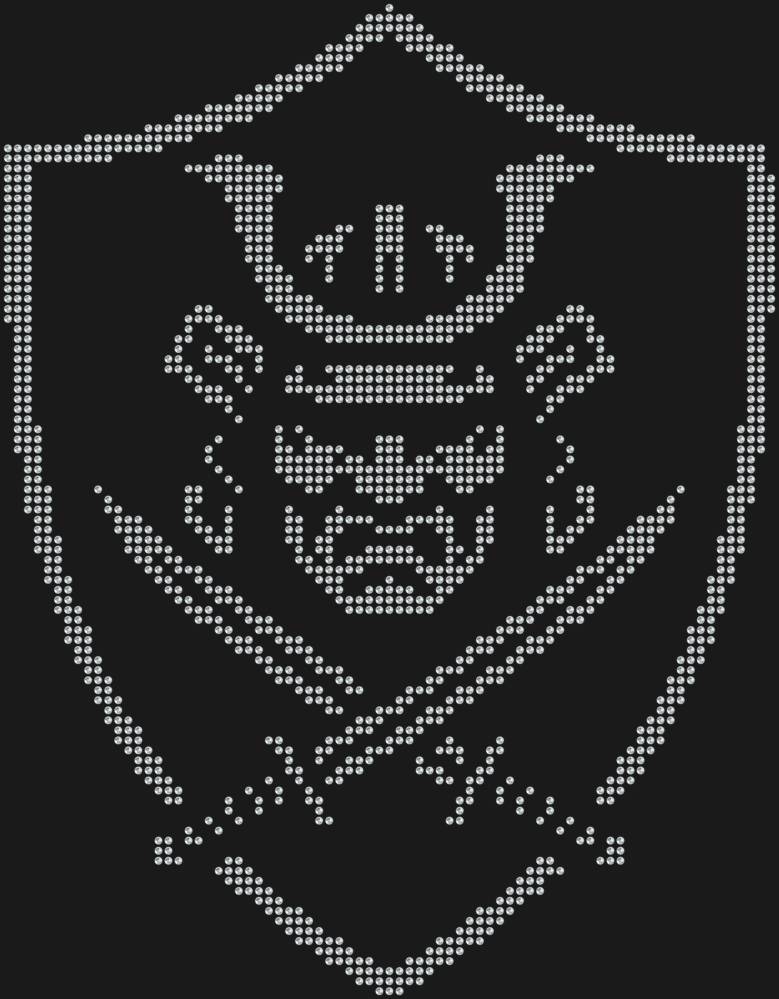 Трафарет Щит самурая — RHT_SAMURAI1_SS20_CRYSTAL_CLEAR