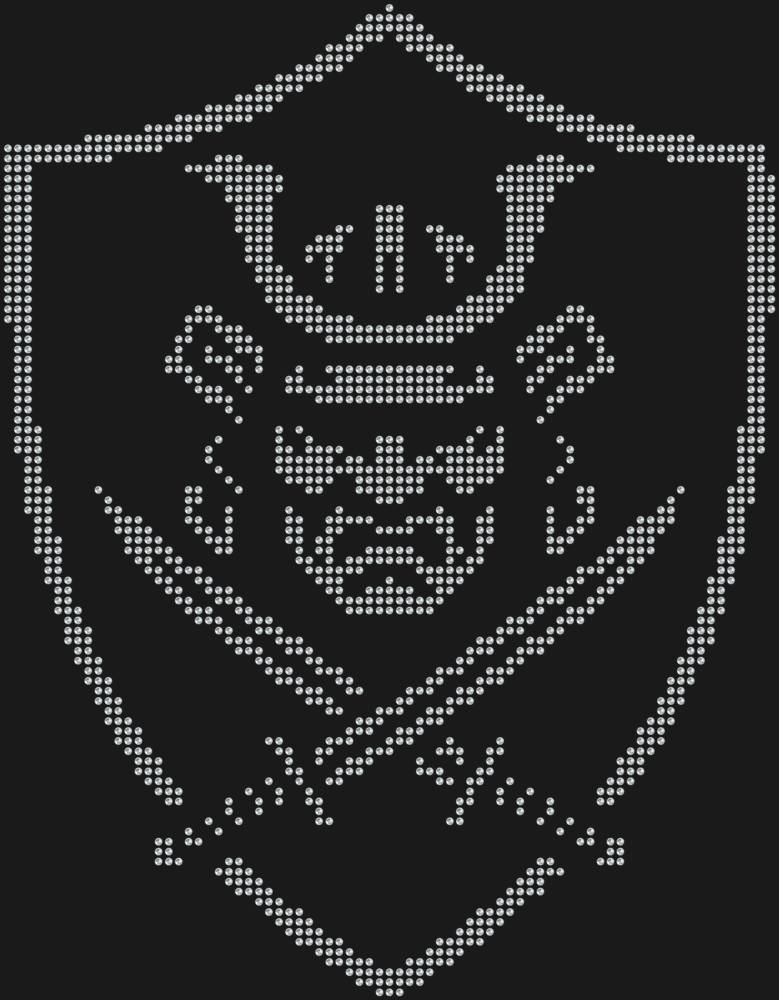 Трафарет Щит самурая — RHT_SAMURAI1_SS6_CRYSTAL_CLEAR
