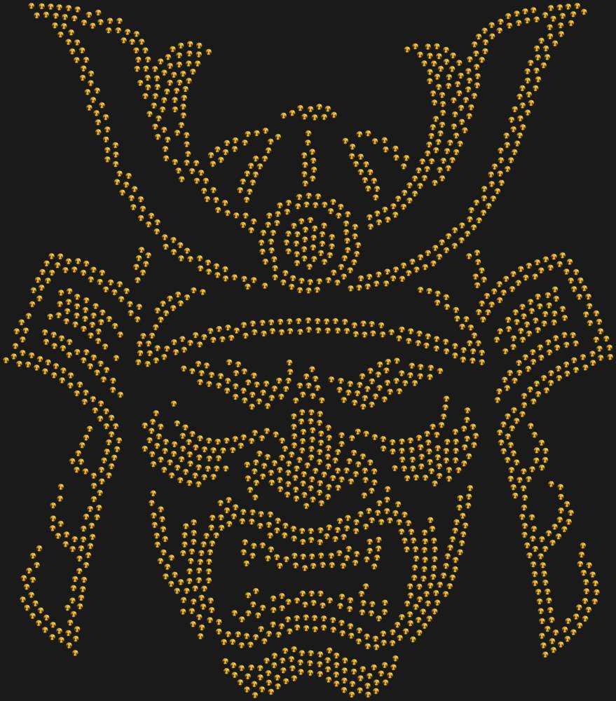 Трафарет Маска самурая — RHT_SAMURAI2_SS10_GOLD