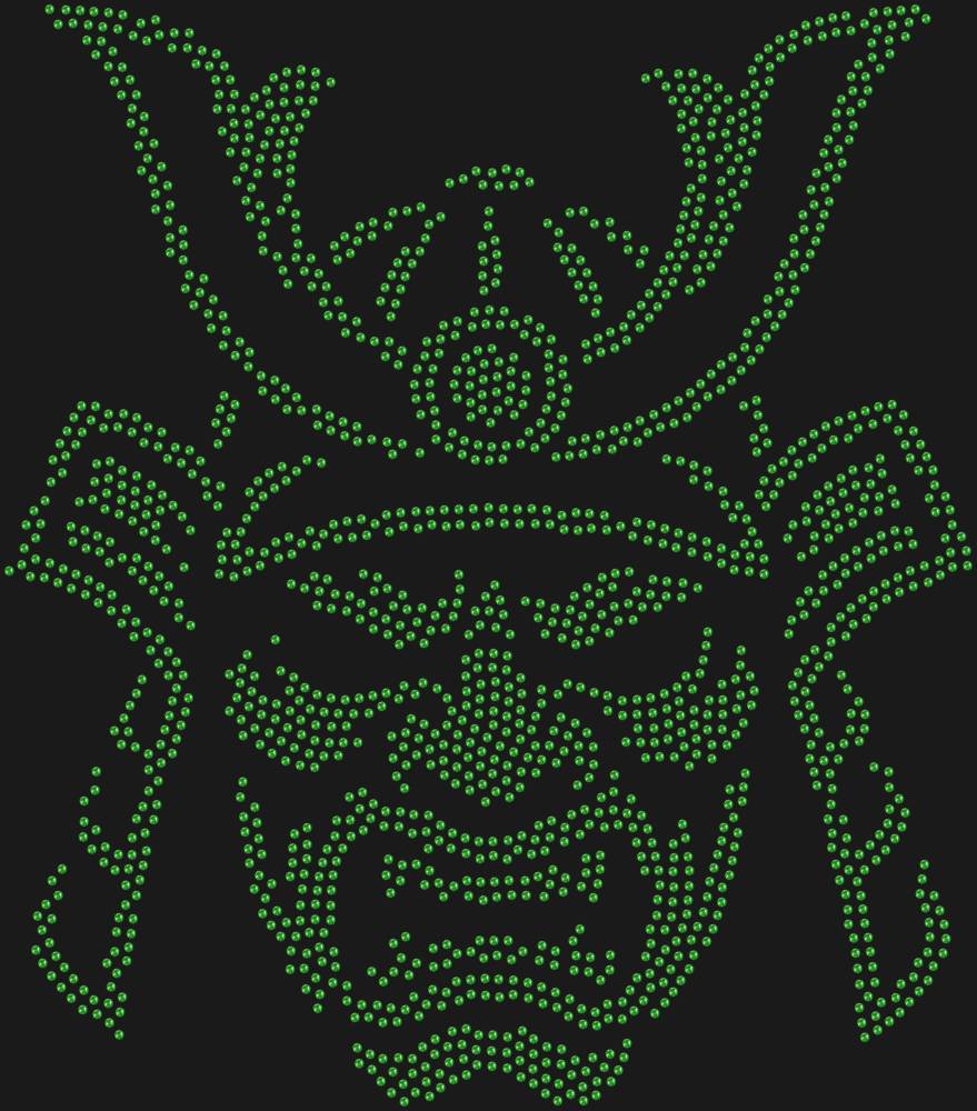 Трафарет Маска самурая — RHT_SAMURAI2_SS10_LT_PERIDOT