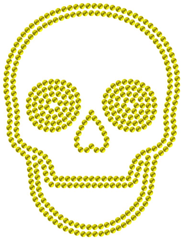 Трафарет Череп — RHT_SCULL2_SS10_CITRINE