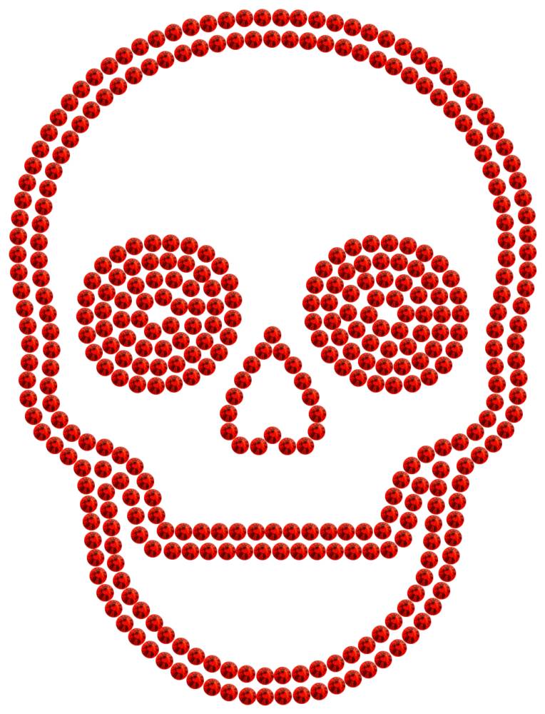 Трафарет Череп — RHT_SCULL2_SS10_LT_SIAM