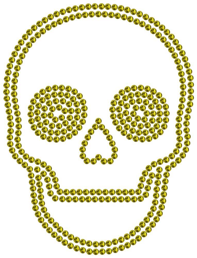 Трафарет Череп — RHT_SCULL2_SS10_OLIVE