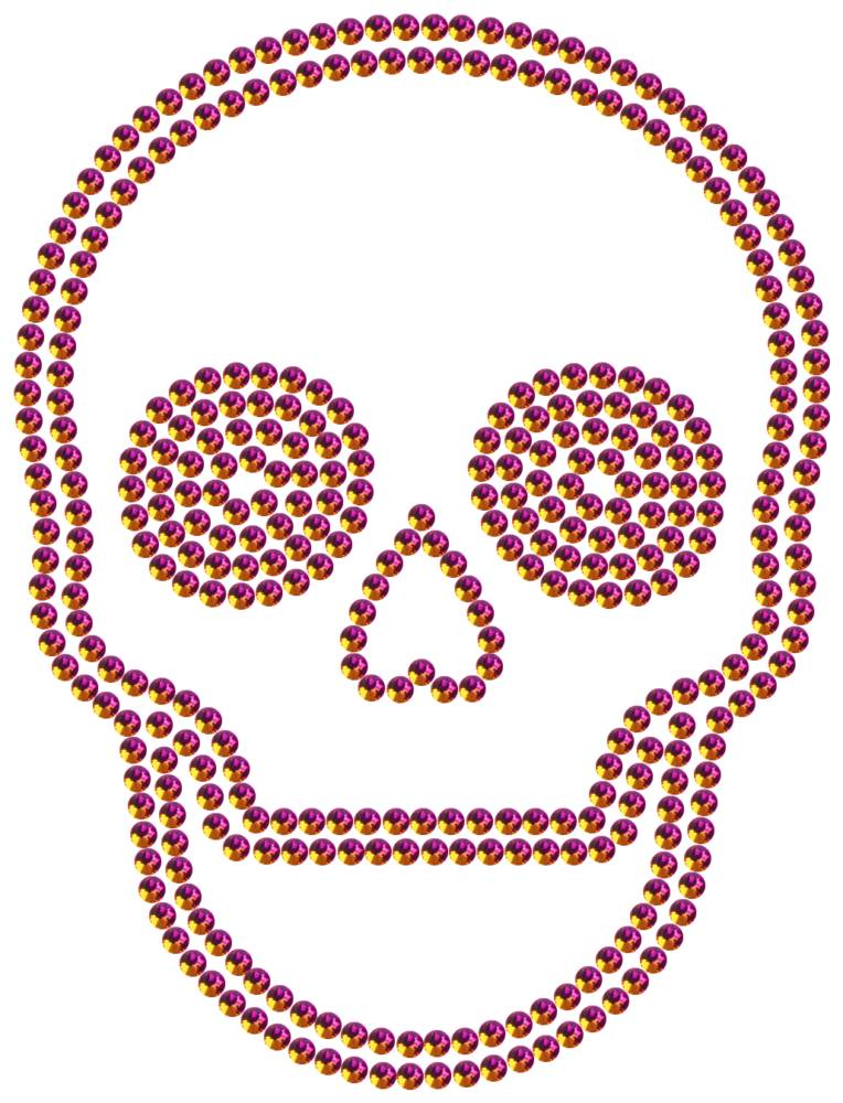 Трафарет Череп — RHT_SCULL2_SS10_RAINBOW