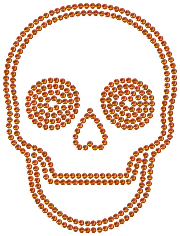 Трафарет Череп — RHT_SCULL2_SS10_RED_VOLCANO