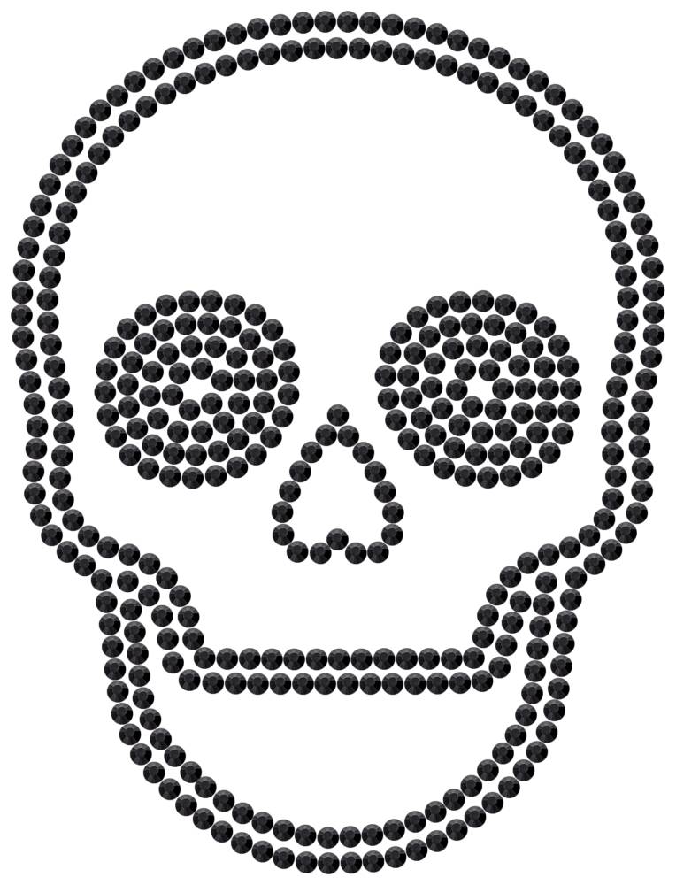 Трафарет Череп — RHT_SCULL2_SS16_JET_BLACK