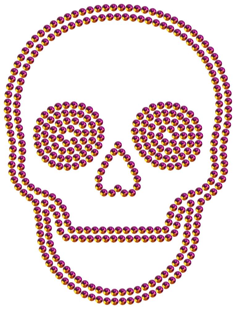 Трафарет Череп — RHT_SCULL2_SS16_RAINBOW