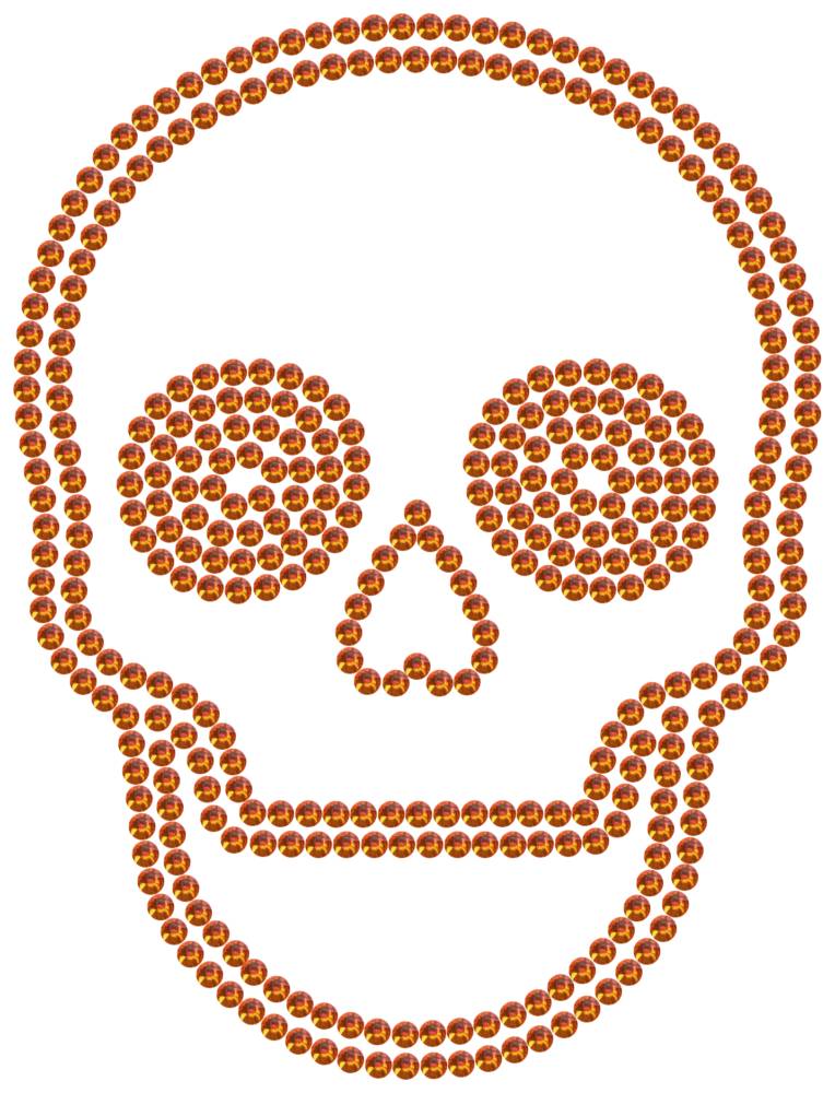 Трафарет Череп — RHT_SCULL2_SS16_RED_VOLCANO