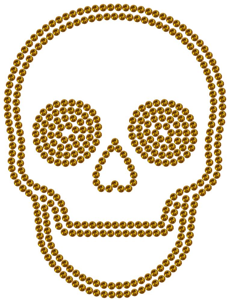 Трафарет Череп — RHT_SCULL2_SS16_TOPAZ