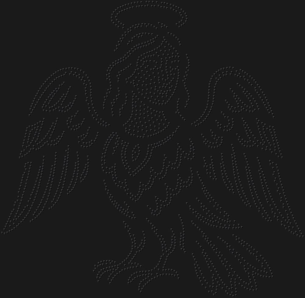 Трафарет Птица сирин — RHT_SIRIN1_SS16_JET_BLACK