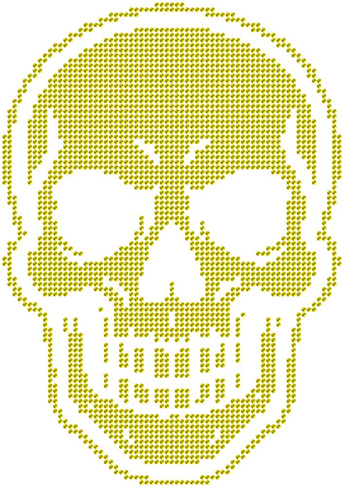 Трафарет Череп — RHT_SKULL1_SS16_CITRINE