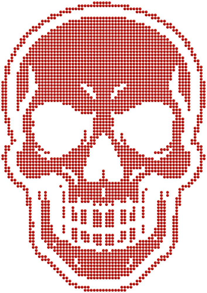 Трафарет Череп — RHT_SKULL1_SS16_LT_SIAM