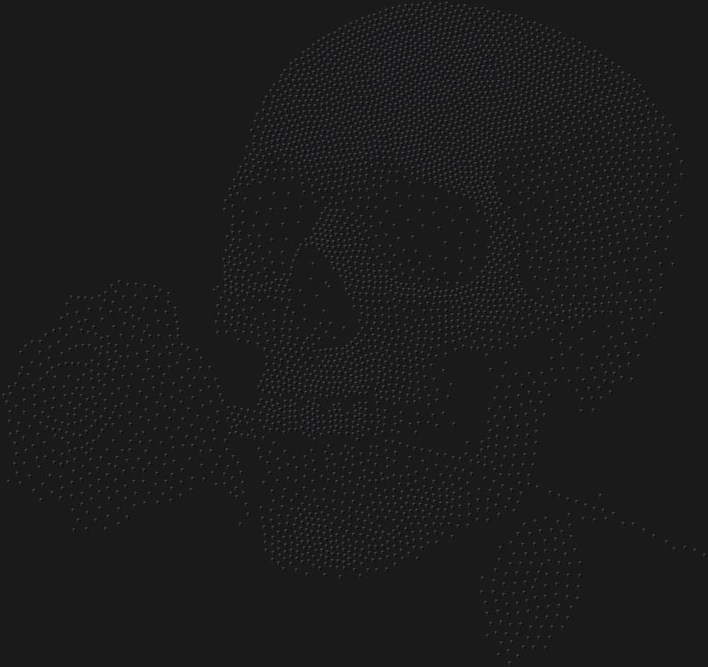 Трафарет Череп с розой — RHT_SKULLROSE1_SS10_JET_BLACK