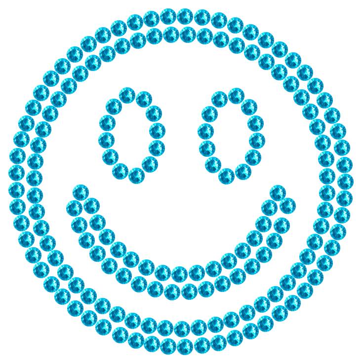 Трафарет Смайлик — RHT_SMILE1_SS10_AQUAMARINE