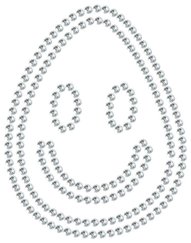 Трафарет Улыбка в капле — RHT_SMILE4_SS10_CRYSTAL_CLEAR