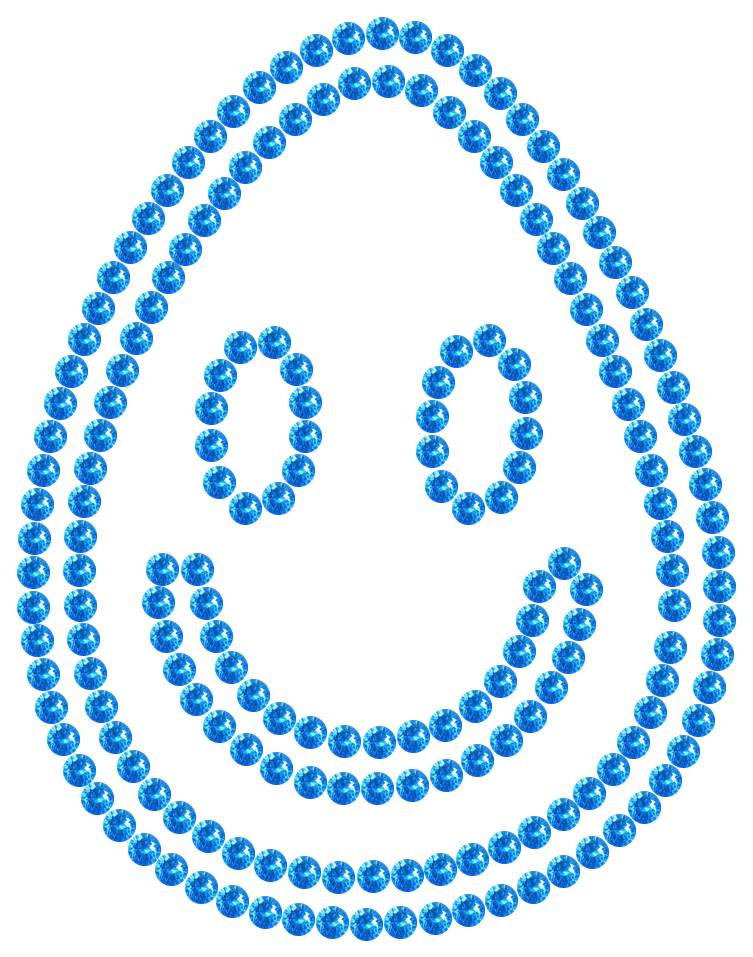 Трафарет Улыбка в капле — RHT_SMILE4_SS10_LT_SAPPHIRE