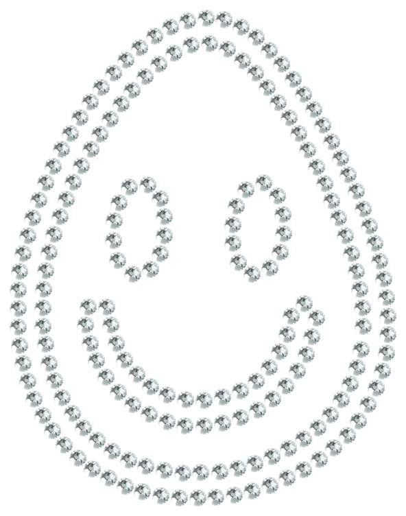 Трафарет Улыбка в капле — RHT_SMILE4_SS6_CRYSTAL_CLEAR