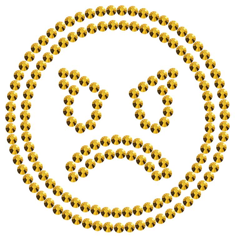 Трафарет Сердитый смайлик — RHT_SMILE5_SS10_GOLD