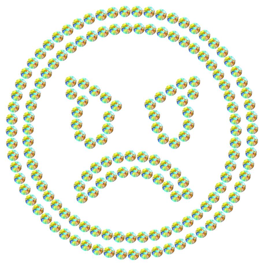 Трафарет Сердитый смайлик — RHT_SMILE5_SS12_CRYSTAL_AB