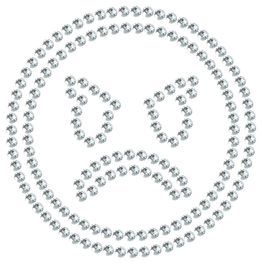 Трафарет Сердитый смайлик — RHT_SMILE5_SS12_CRYSTAL_CLEAR