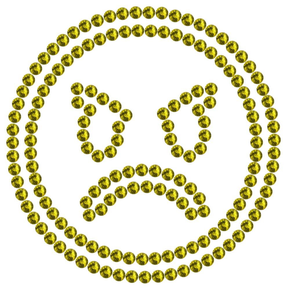 Трафарет Сердитый смайлик — RHT_SMILE5_SS16_OLIVE