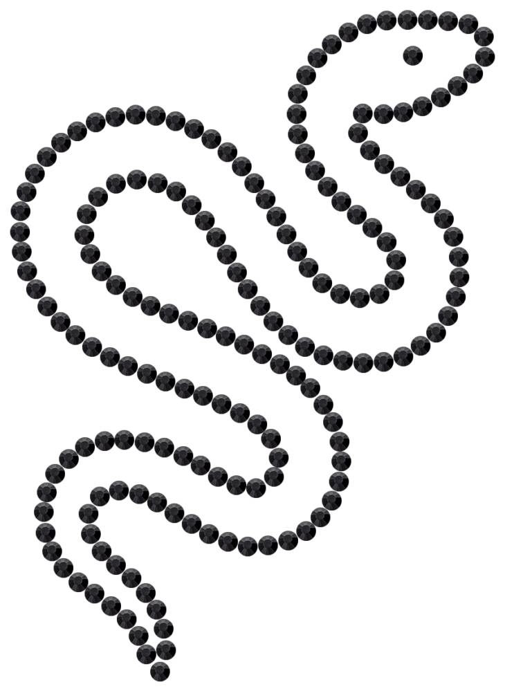 Трафарет Змея — RHT_SNAKE1_SS10_JET_BLACK