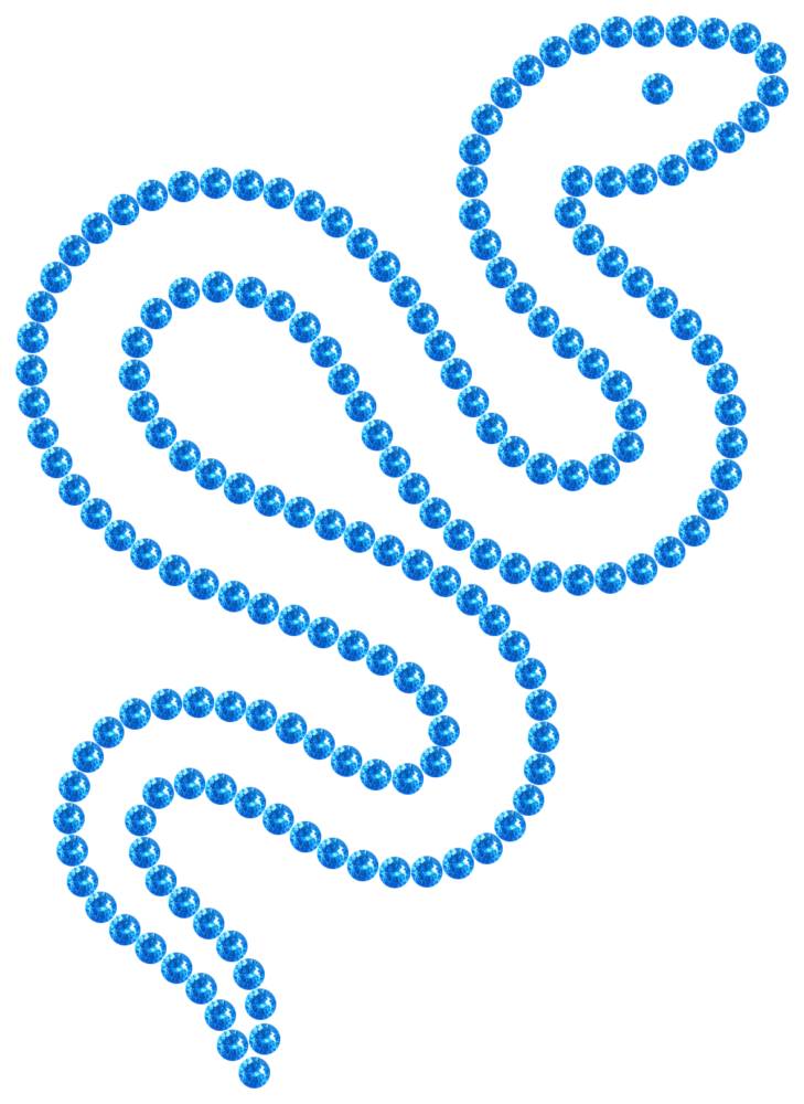 Трафарет Змея — RHT_SNAKE1_SS16_LT_SAPPHIRE