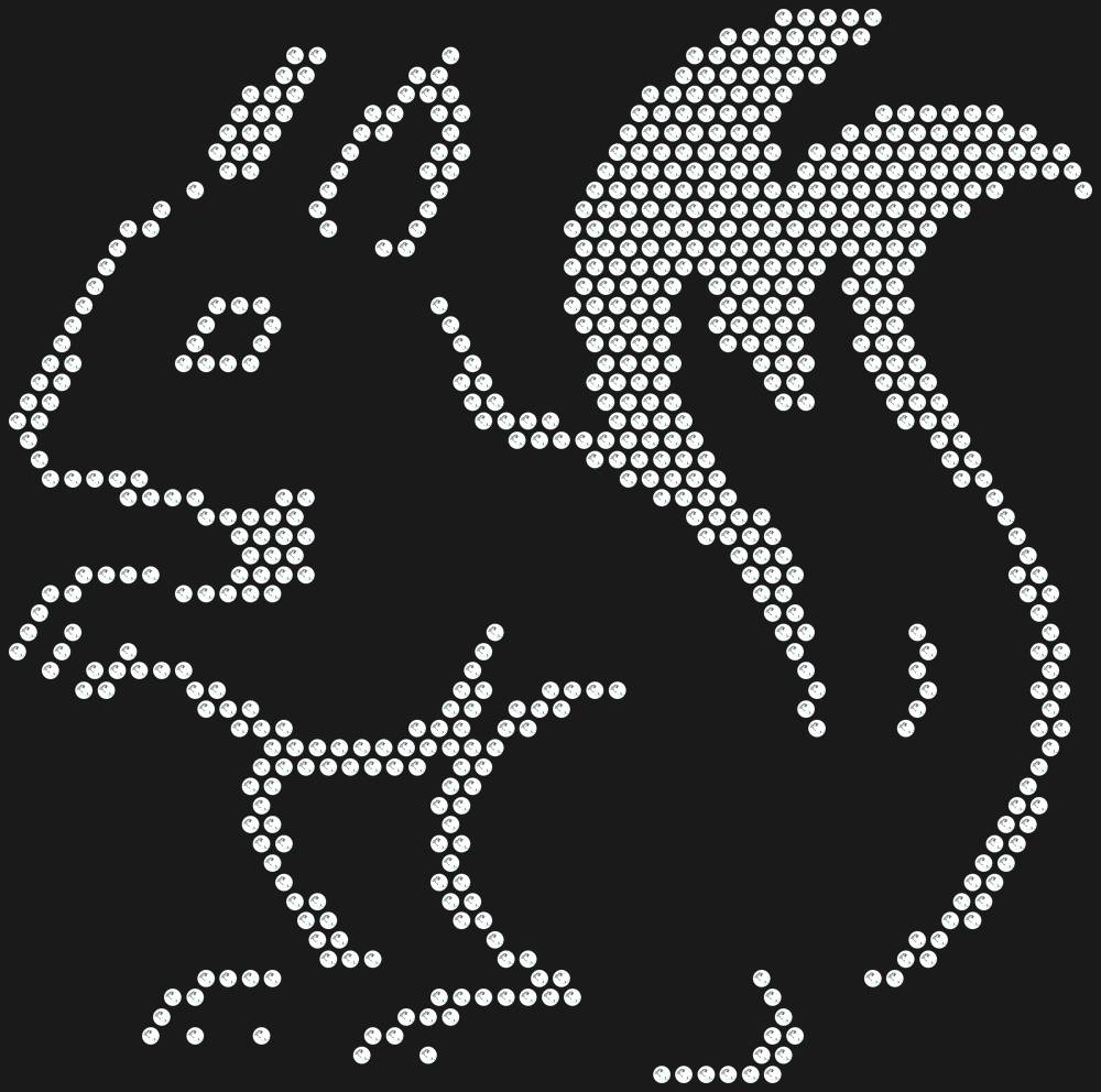 Трафарет Белочка — RHT_SQUIRREL1_SS10_CRYSTAL_CLEAR