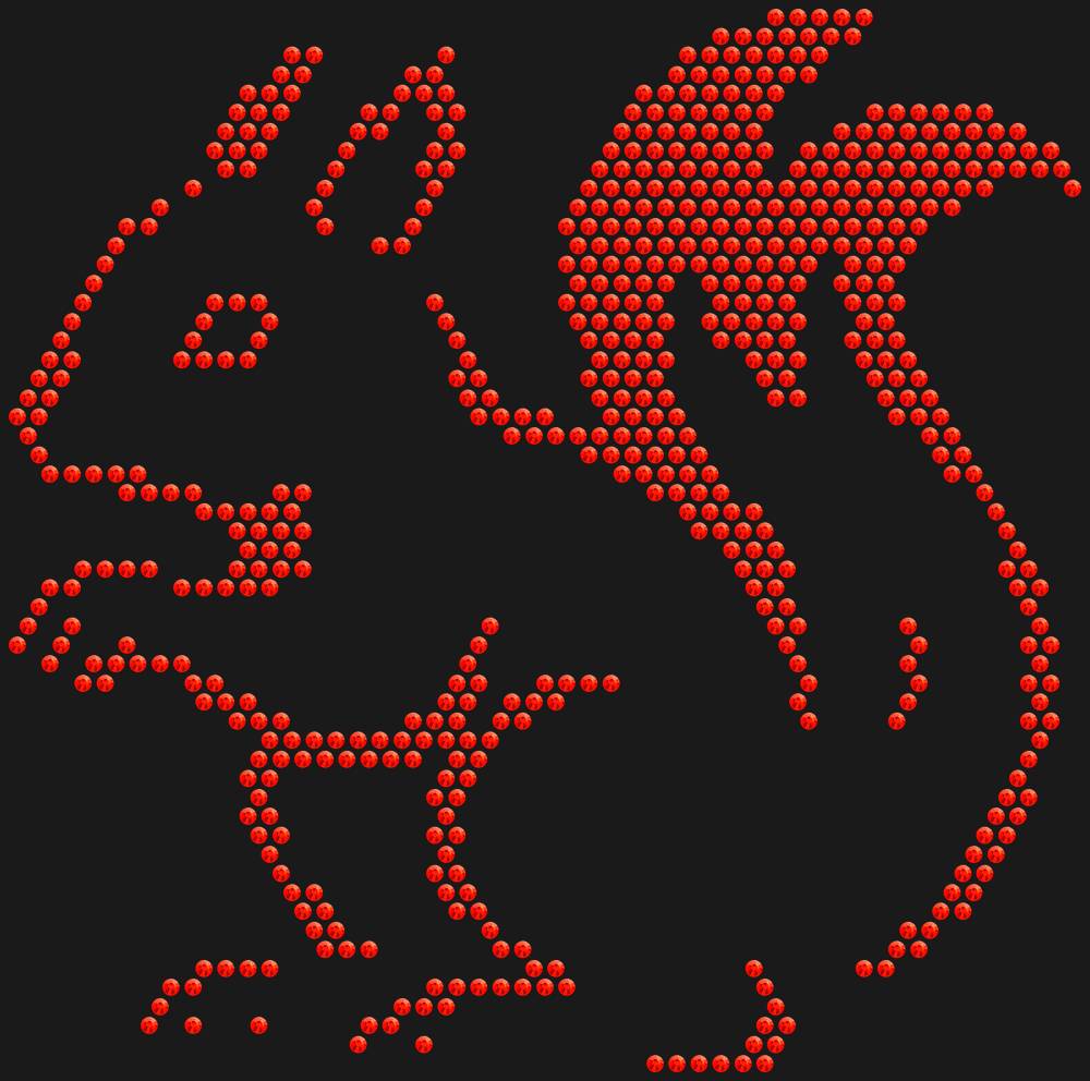 Трафарет Белочка — RHT_SQUIRREL1_SS10_LT_SIAM