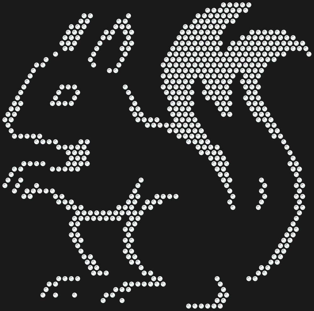 Трафарет Белочка — RHT_SQUIRREL1_SS16_CRYSTAL_CLEAR