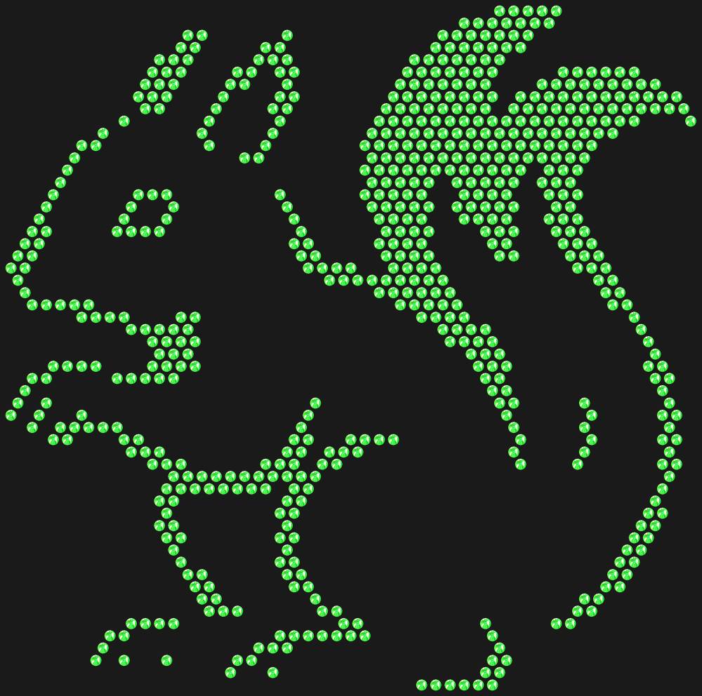 Трафарет Белочка — RHT_SQUIRREL1_SS16_LT_PERIDOT